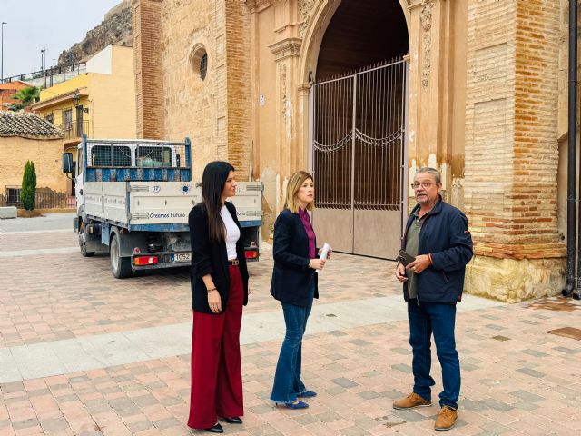 El Ayuntamiento de Lorca inicia los trabajos de restauración de la portada principal de la Iglesia de Santa María - 5, Foto 5