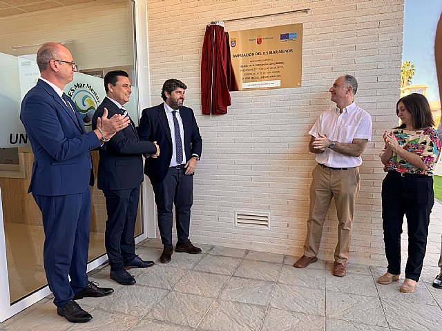 López Miras inaugura el nuevo edificio del IES Mar Menor, dedica en exclusiva a la Formación Profesional - 1, Foto 1