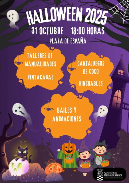 La Fiesta HALLOWEEN 2025 se celebra el viernes 31 de octubre con múltiples actividades en la Plaza de España - 1, Foto 1