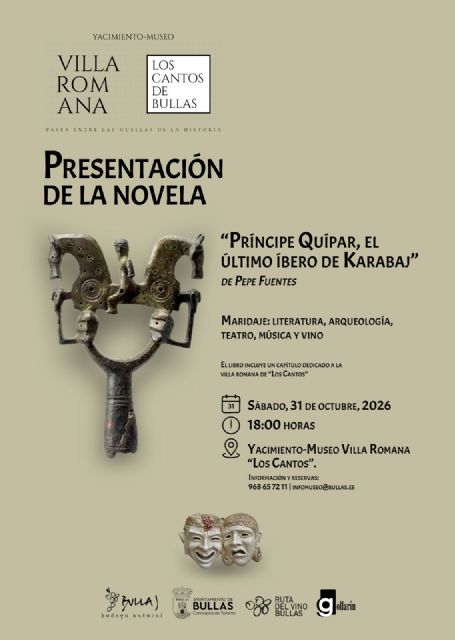 Presentaci�n de la novela 'Pr�ncipe Qu�par, el �ltimo �bero de Karibaj' en el Yacimiento de Los Cantos