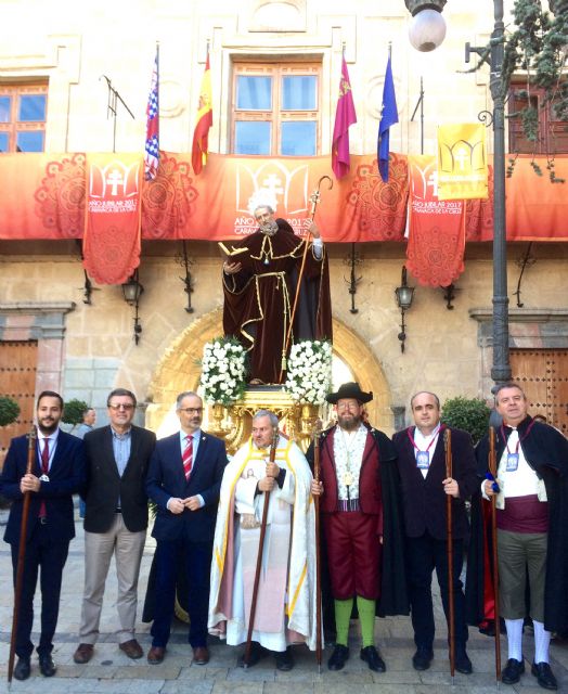 a Hermandad de Romeros de San Ginés peregrina a Caravaca, con la imagen de su titular, patrón de Cartagena - 2, Foto 2