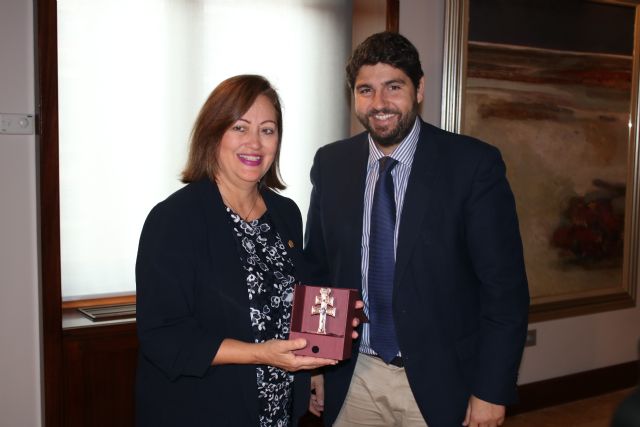 Fernando López Miras recibe en el Palacio de San Esteban a la embajadora de Costa Rica en España - 3, Foto 3