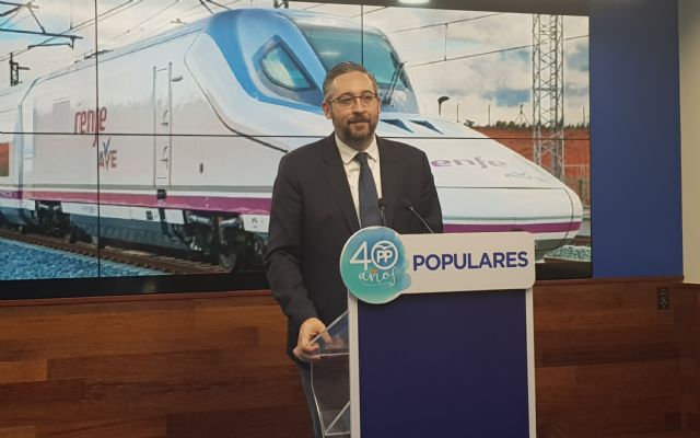 Víctor Martínez: La redacción del proyecto y el aumento del  presupuesto garantizan la llegada del AVE a Cartagena - 3, Foto 3