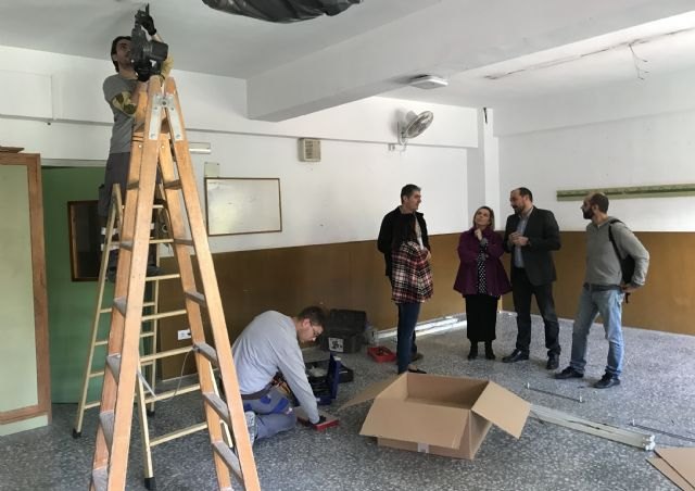 Las obras del instituto Alfonso X de Murcia ya se han ejecutado en un 70 por ciento - 2, Foto 2