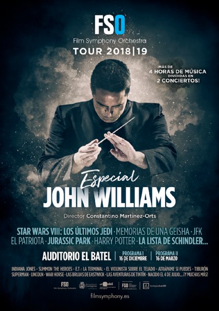 Film Symphony Orchestra regresa a Cartagena con el mayor homenaje jamás dedicado a John Williams en España - 2, Foto 2