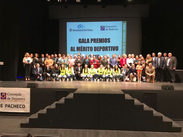 Deportistas de Torre Pacheco reciben un reconocimiento en la III Gala del Deporte Premios al Mérito Deportivo Torre Pacheco 2018 - 1, Foto 1