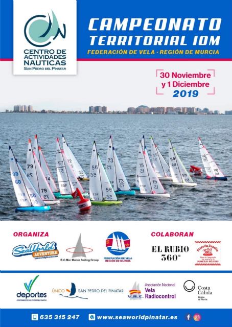 San Pedro del Pinatar acoge el campeonato territorial de vela radiocontrol de clase IOM - 2, Foto 2