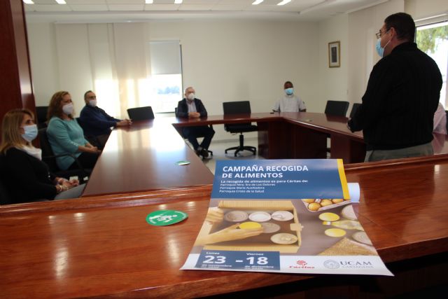 UCAM Cartagena donará mil kilos de comida a Caritas y organiza una recogida de alimentos - 1, Foto 1