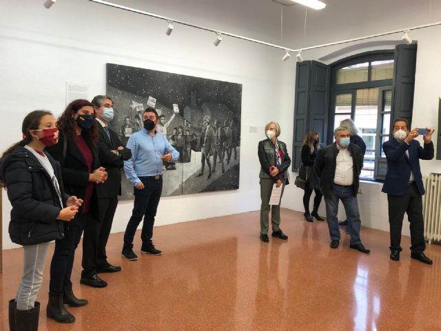 Virtoc muestra sus obras de gran formato realizadas mediante las técnicas pictóricas del arte urbano en el Laboratorio Artístico del Carmen - 1, Foto 1