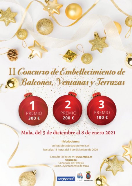 II Concurso de embellecimiento de balcones, ventanas y terrazas con motivos navideños - 1, Foto 1
