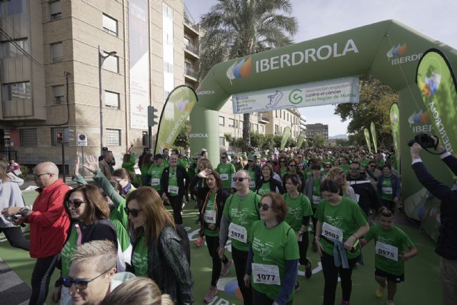 ´Murcia en Marcha Contra el Cáncer´ llena de nuevo las calles de la ciudad de color verde - 2, Foto 2