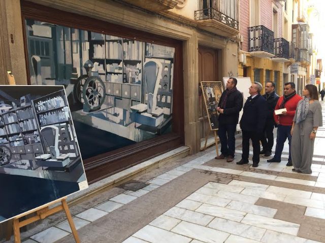 La antigua tienda de ultramarinos de la casa de los Arcasdel artista cordobés Gonzalo Rodríguez gana el primer premio del Concurso de Pintura Comercio Vintage Lorquino dotado con 1.200 euros - 1, Foto 1