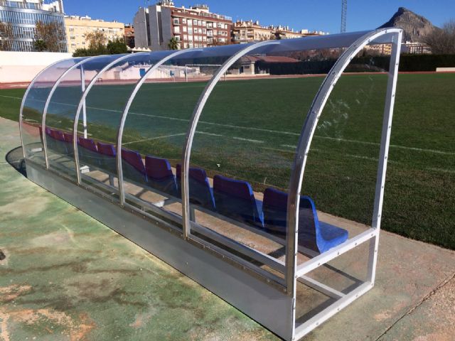 Continúan las mejoras en el Polideportivo Municipal La Hoya - 1, Foto 1