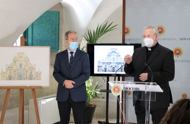 Los murcianos podrán contemplar de cerca la restauración de la fachada de la catedral - 1, Foto 1