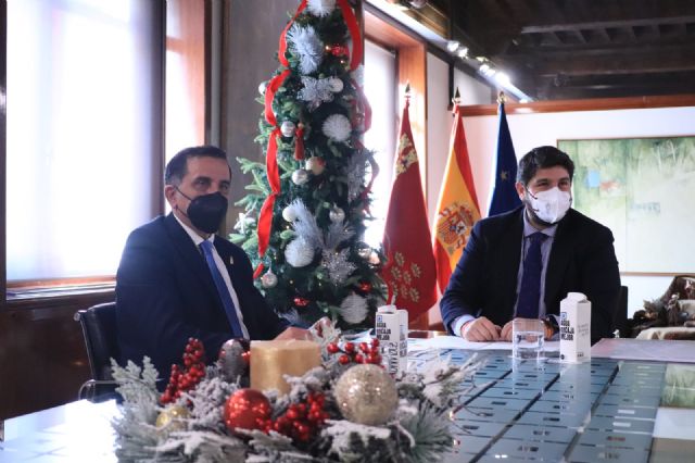 El Alcalde Serrano propone a López Miras una mesa de coordinación para resolver las demandas históricas del municipio - 1, Foto 1