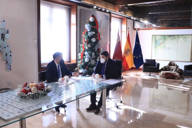 El Alcalde Serrano propone a López Miras una mesa de coordinación para resolver las demandas históricas del municipio - 2, Foto 2