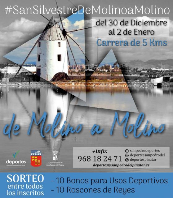 San Pedro del Pinatar invita a cerrar el año practicando deporte con la prueba De molino a Molino - 2, Foto 2