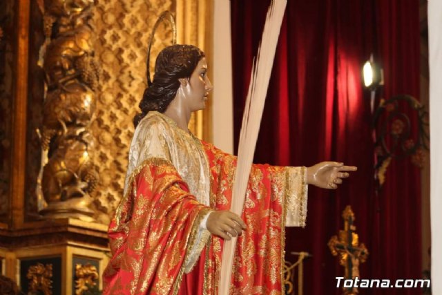 La Hdad. de San Juan Evangelista celebra esta tarde una Eucaristía en la Parroquia de Santiago el Mayor - 2, Foto 2
