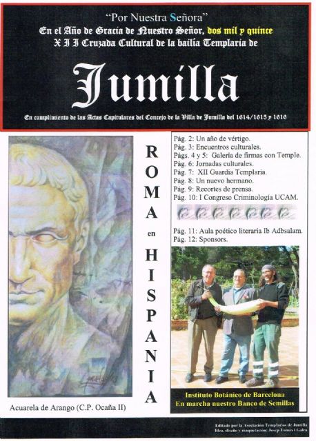 Los templarios de Jumilla editan su revista anual. - 1, Foto 1