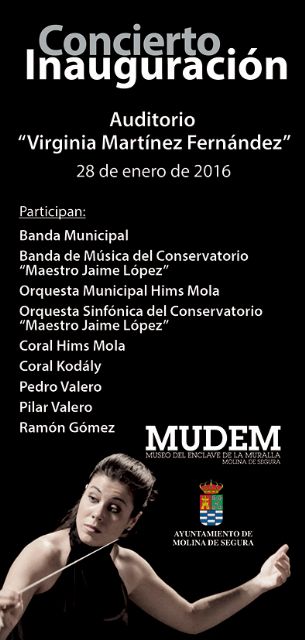 El Auditorio Virginia Martínez Fernández de Molina de Segura se inaugura HOY jueves 28 de enero - 1, Foto 1