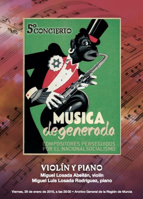 El Archivo General de la Región organiza este viernes un nuevo concierto del ciclo 'Música degenerada' - 1, Foto 1