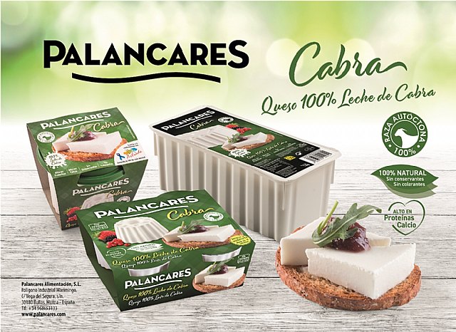 PALANCARES ALIMENTACIN completa su gama de quesos frescos 100% cabra, Foto 1