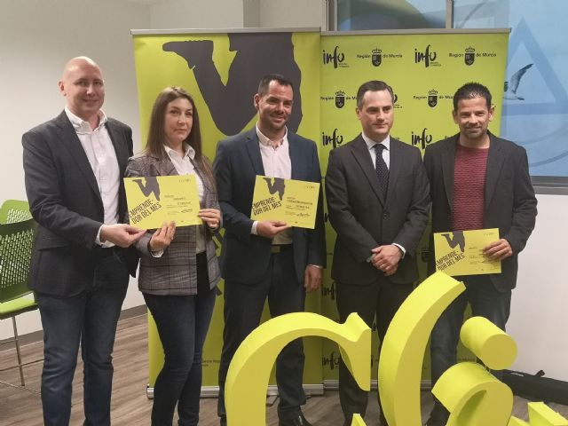 Tres nuevas iniciativas de la Región reciben el ´Premio Emprendedor del Mes´ - 1, Foto 1