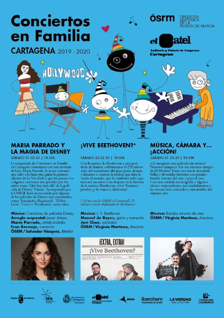 Música de Disney, Beethoven y bandas sonoras de cine, en los Conciertos en Familia de la Sinfónica regional en Cartagena - 2, Foto 2