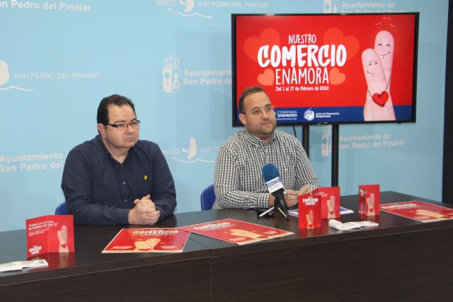 San Pedro del Pinatar lanza la campaña Nuestro comercio enamora para incentivar las compras por San Valentín - 1, Foto 1