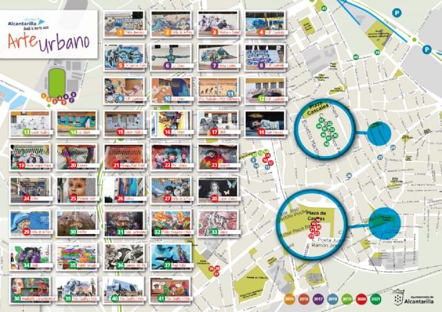 Un total de 41 grafitis de artistas nacionales e internacionales forman la ruta del arte urbano en Alcantarilla - 1, Foto 1