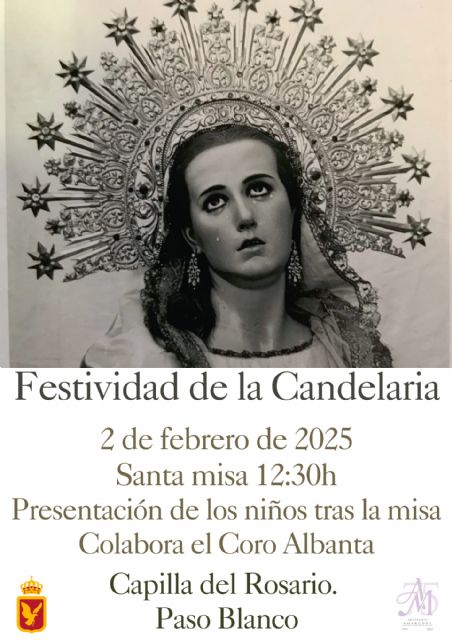El Paso Blanco celebra el Día de la Candelaria con la presentación de los niños a la Virgen - 1, Foto 1