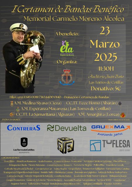 Un certamen de bandas recaudará fondos en Las Torres de Cotillas para la investigación contra la ELA - 4, Foto 4