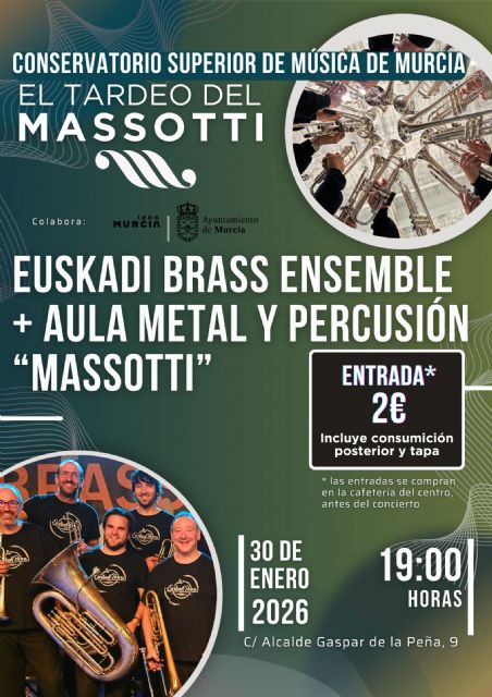 El 'Tardeo del Massotti' inicia 2026 ampliando su alcance con la llegada de Euskadi Brass - 2, Foto 2