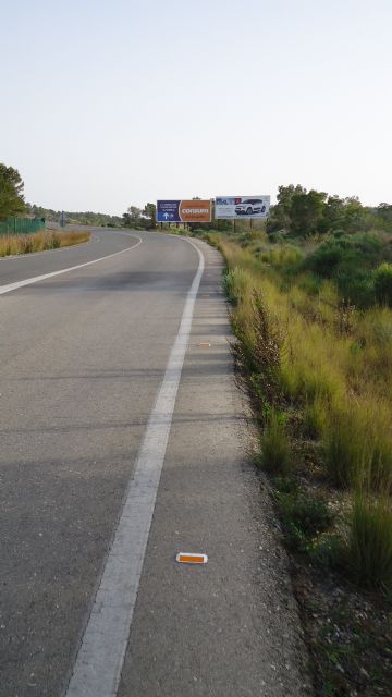 El Ayuntamiento de Molina de Segura ha llevado a cabo trabajos de mejora de la seguridad vial en la carretera que une Altorreal y Murcia - 2, Foto 2