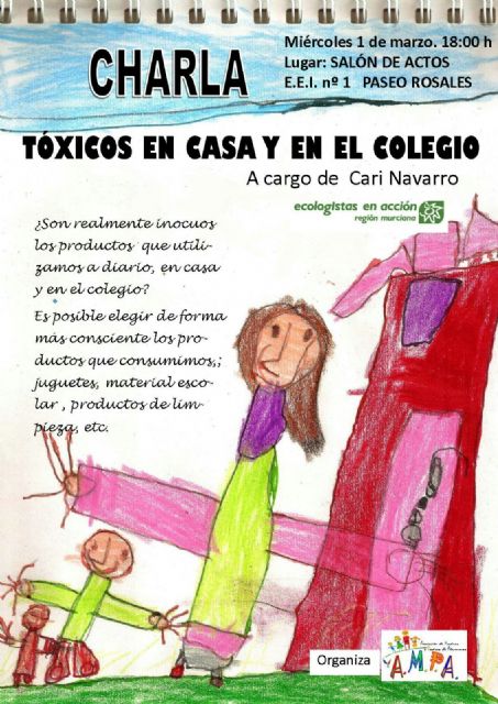 Cari Navarro, de Ecologistas en Acción, ofrece una charla sobre Tóxicos en casa y en el colegio el miércoles 1 de marzo en Molina de Segura - 1, Foto 1
