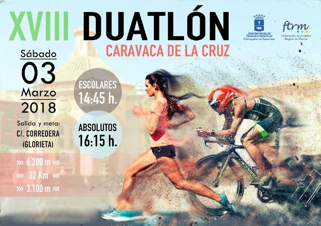El 'Duatlón Caravaca de la Cruz' cumple este sábado su XVIII edición, con la participación de 450 atletas - 2, Foto 2