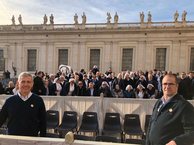 La Hospitalidad de Lourdes participa en la audiencia del Papa para entregarle el óbolo del Jubilar Hospitalario - 3, Foto 3