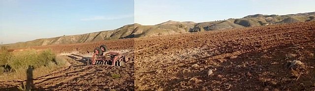 Ecologistas en Acción denuncia una roturación y puesta en regadío en Lorca - 1, Foto 1