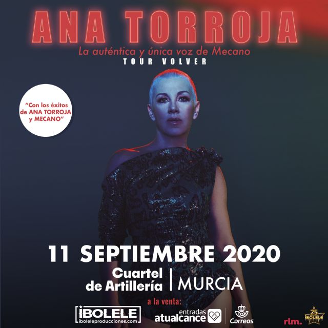 ANA TORROJA vuelve a Murcia en la Feria de Septiembre - 1, Foto 1
