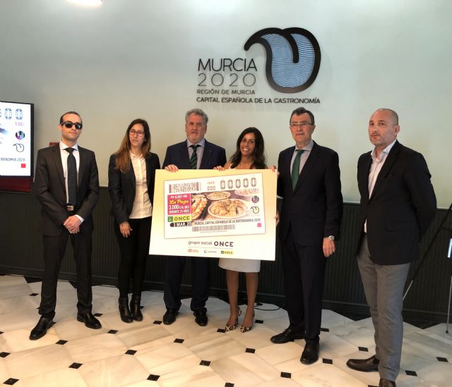 5,5 millones de cupones de la ONCE difundirán la capitalidad gastronómica por todo el país el próximo 3 de marzo - 1, Foto 1