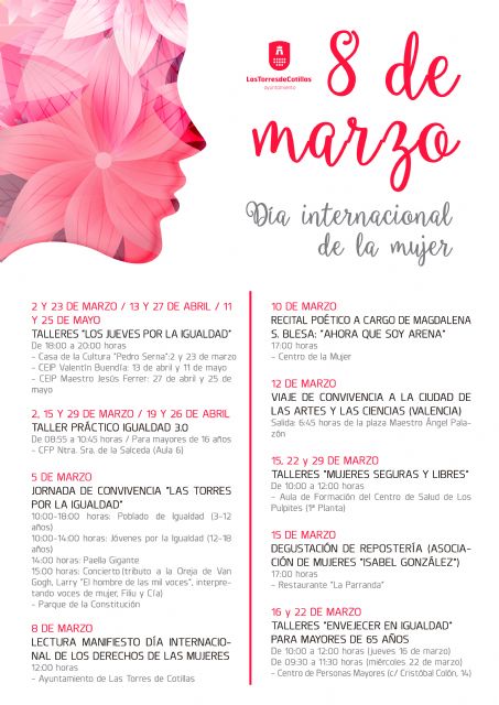 Las Torres de Cotillas conmemorará el día de la mujer con un amplio programa de actividades - 5, Foto 5