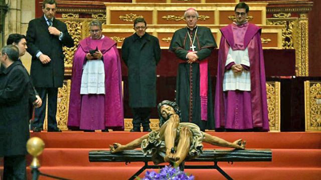 Religión . Sevilla . La Hermandad de los Estudiantes de Sevilla, celebra su centenario en la Catedral hispalense - 4, Foto 4