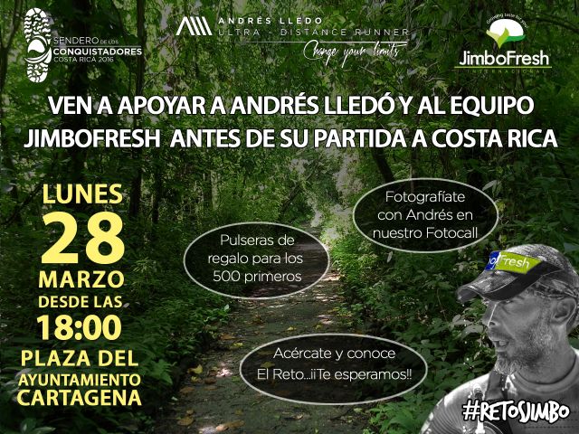 Los cartageneros mostrarán su apoyo a Andrés Lledó antes de poner rumbo al Sendero de los Conquistadores - 3, Foto 3