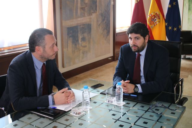 Fernando López Miras se reúne con el presidente de la Autoridad Portuaria de Cartagena - 2, Foto 2