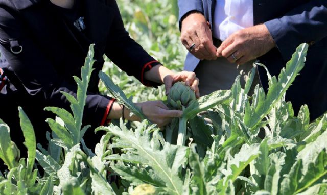 La Madrina de Honor, Lluvia Rojo, afirma que no hay nada más poético que comerse una flor como la alcachofa - 2, Foto 2