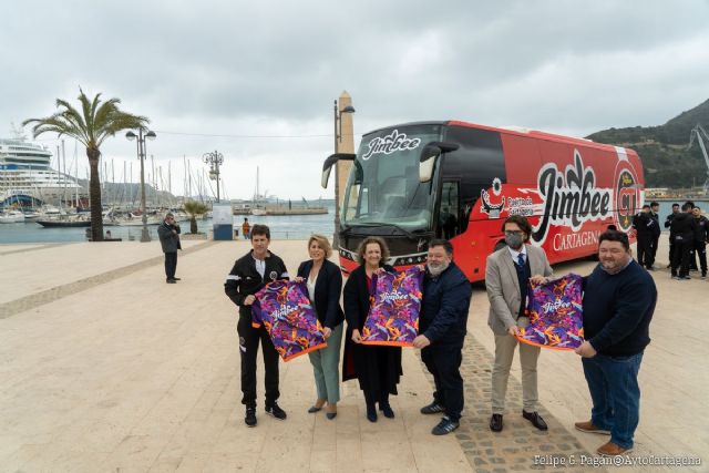 El Jimbee paseará el nombre de Cartagena por toda España en su nuevo autobús - 1, Foto 1