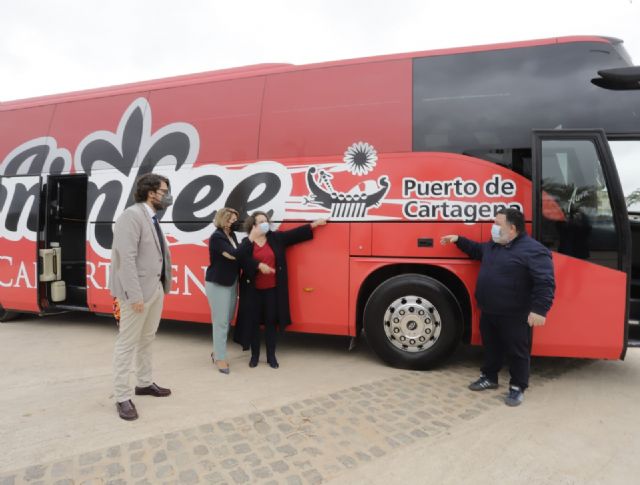 Jimbee Cartagena elige plaza mayor para presentar su nuevo autobús - 2, Foto 2