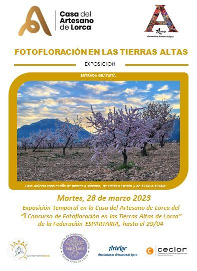 La Casa del Artesano acoge hasta el 29 de abril una exposición con los trabajos del 'I Concurso de Fotofloración en las Tierras Altas de Lorca' - 1, Foto 1