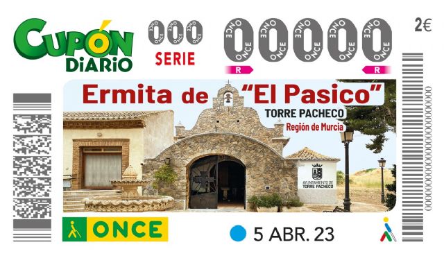 El cupón de la ONCE anima a visitar la Ermita de ‘El Pasico’, en Torre Pacheco - 1, Foto 1