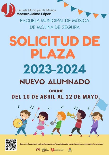 El plazo de presentación de solicitudes para acceder a la Escuela Municipal de Música de Molina de Segura comienza el lunes 10 de abril - 1, Foto 1